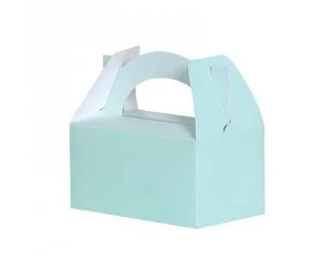 Mint green top lunch bag